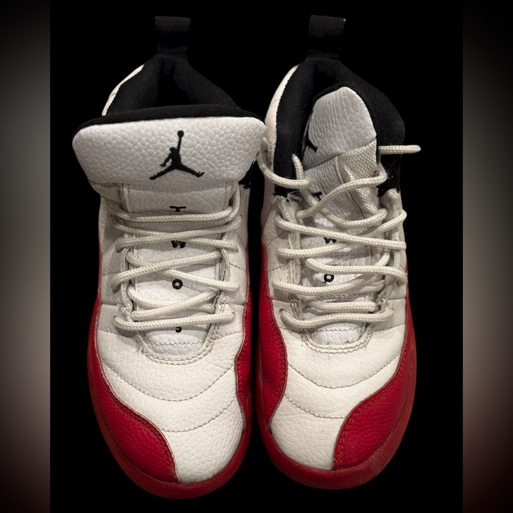 Red and White Jordan(12)Sneakers